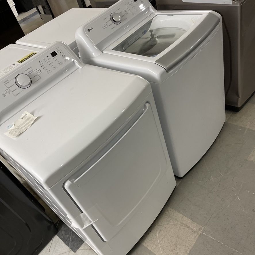 Lg Top Load Washer And Gas Dryer Brand New 