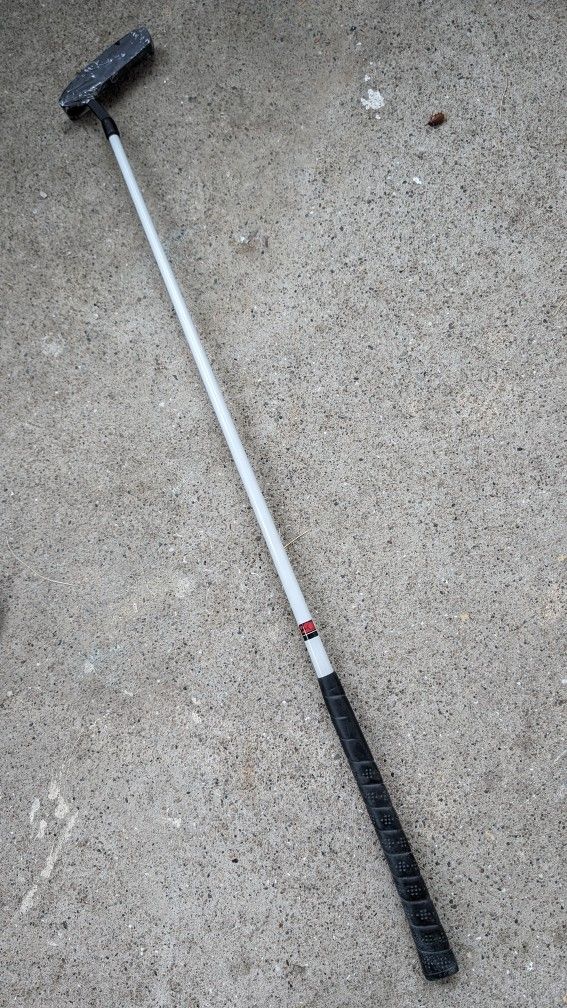 Brand New Golf Club Putter. Right Hand, Fiberglass Shaft has a Perm Wrap Lamkin. 35" Top To Head/Heel, 35 1/2" to Sole. Perfect Gift Fathers Day