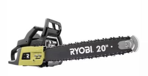 RYOBI 20 in. 50 cc 2-Cycle Gas Chainsaw with Heavy-Duty Case