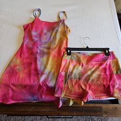 Tye Die 2 piece short outfit