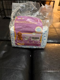 Immcute Disposable Dog Diapers X-Small 30 Count