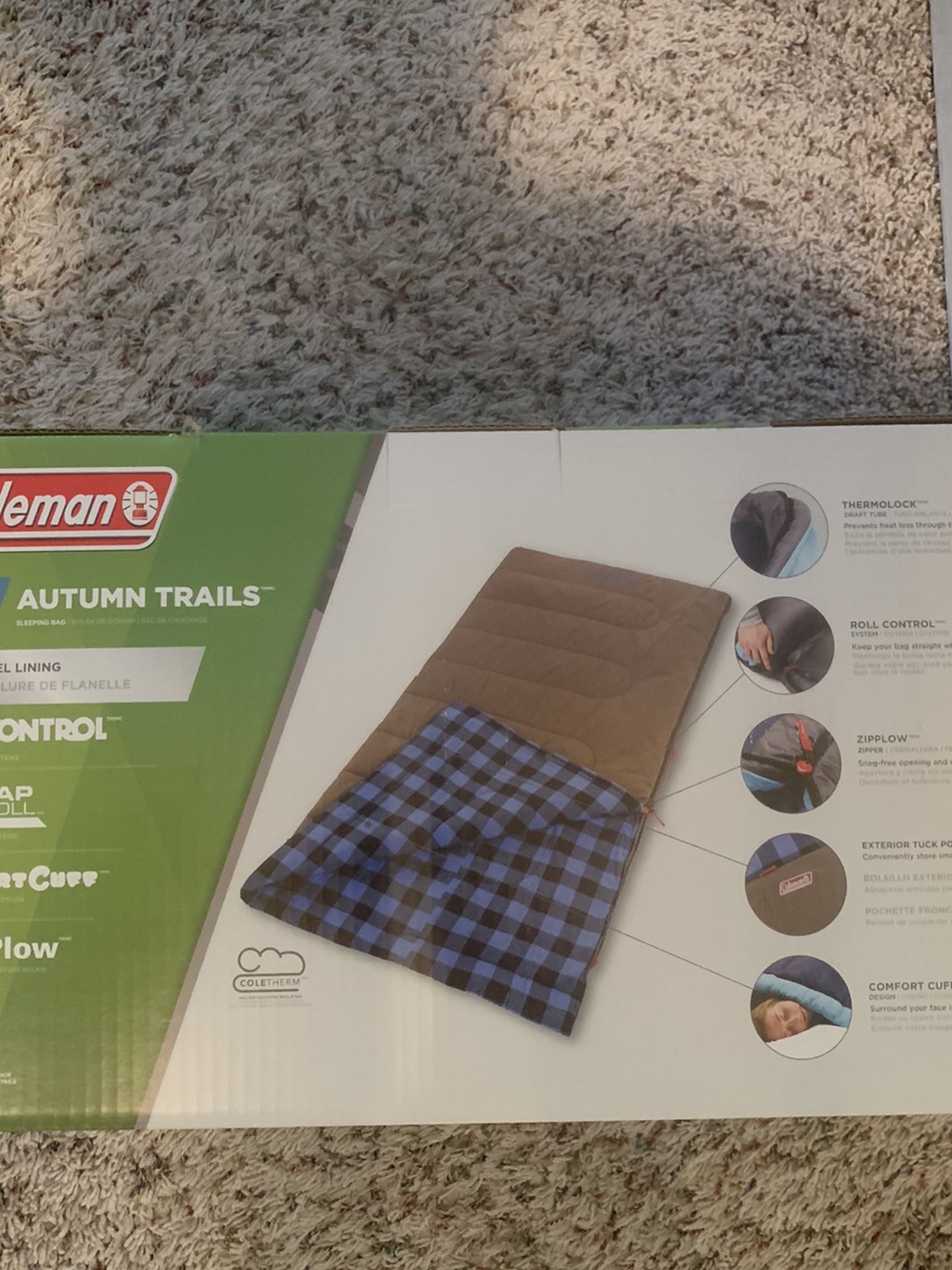 Coleman autumn trails sleeping bag