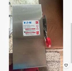 Eaton DH322FWK Safety Switch 60A 240V AC 250V DC 3 Pole Heavy Duty Disconnect