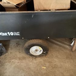 Blue Hawk 10 Cu Steel Dump Cart 