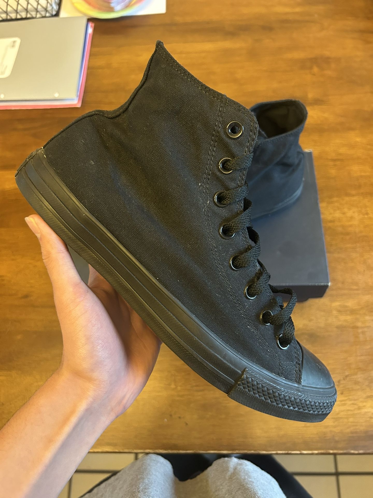 Converse Chuck Taylor All Star High Top “Black” Size 10.5 Used