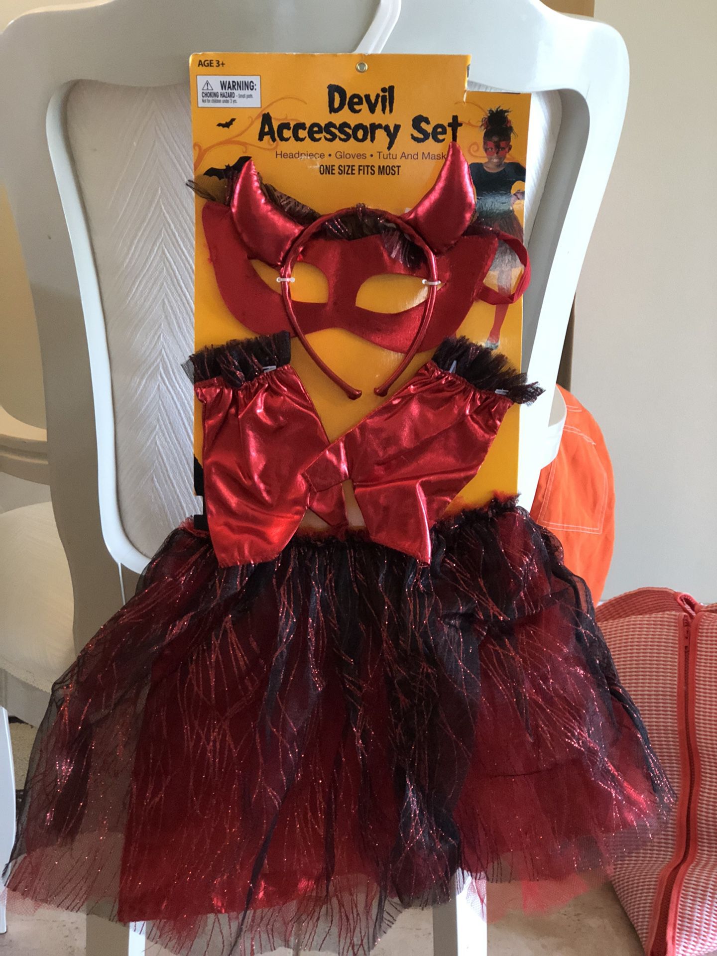 Girls Halloween Costume  Age 3+  Devil Outfit