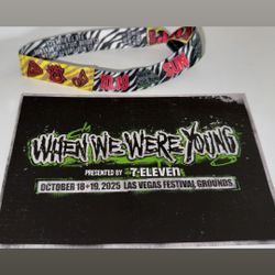 VIP When We Were Young Wristband