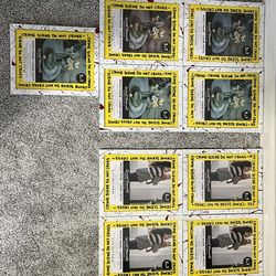 Bloody Crime Scene Do Not Cross Frames (5x7)