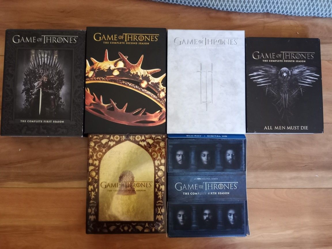 Game Of Thrones Seasons 1-6 Sets