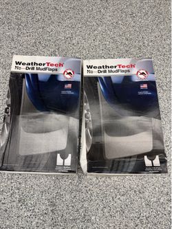 WeatherTech NoDrill MudFlaps 2017-2022 Ford Super Duty with Fender Flares