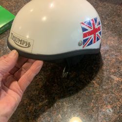 Vintage Dot Half Helmet Great For Collectors 