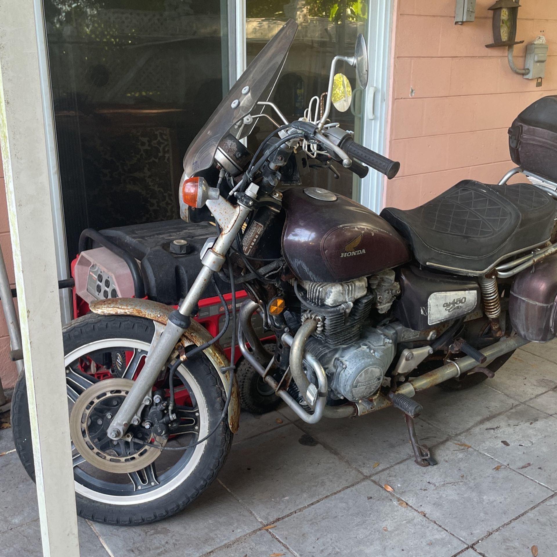 1982 Honda 450cc Motorcycle