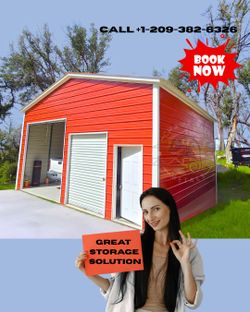 NOT TO BE MISSED FALL DEALS ARE STILL ON FOR OUR CUSTOM GARAGES, STORAGES, CARPORTS and METAL COVERS! WE OFFER FREE ESTIMATES! CALL TODAY