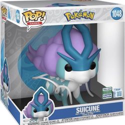 Funko Pop! Pokemon Suicune Jumbo Wondercon #1048 10” 2025 Sealed Box!