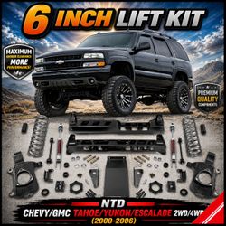 6” Lift Kit Chevy / GMC Tahoe Yukon Escalade (2000–2006)