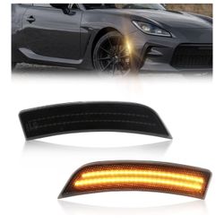 BRZ / GR86 LED side marker lights Smoked Amber