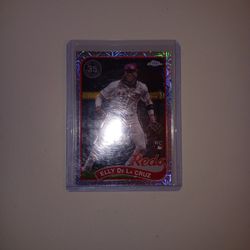2024 TOPPS CHROME MOJO ELLY DE LA CRUZ ROOKIE BASEBALL CARD