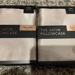 Kitsch Satin Pillowcase Set - King Size 2 