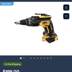 DEWALT XR 20-volt max Lithium ion (Li-ion) Brushless Screw Gun (Battery Not Included and Charger Not Included)