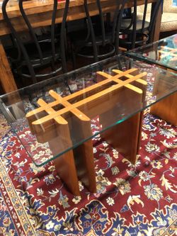 MCM Danish Teak and Glass Side Tables/Coffee Table