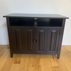 Small Wood TV Stand / Media Console Cabinet