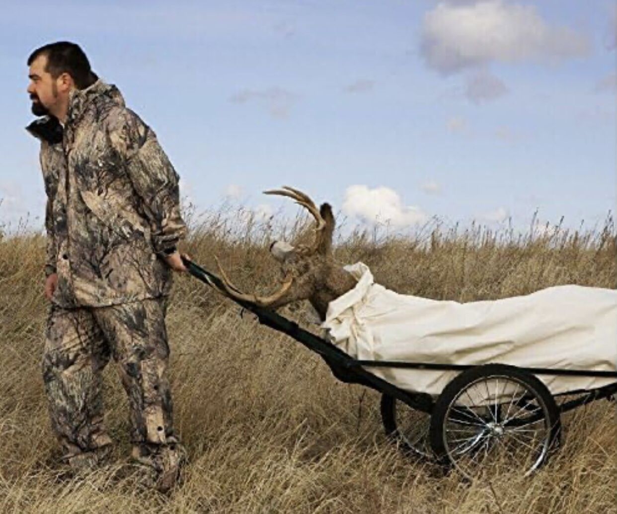 Super Mag Hauler Steel Hunting Deer Game Cart 550lb Capacity New in box