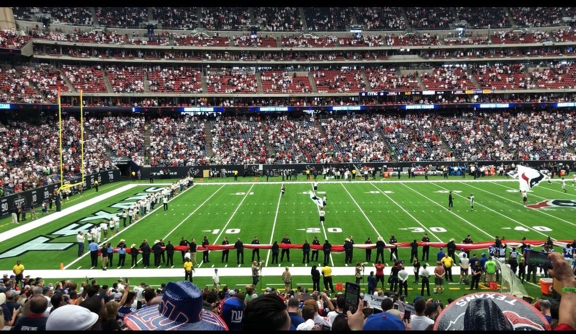 Texans vs Dolphins With parking pass