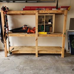 Garage Shelf Installation.