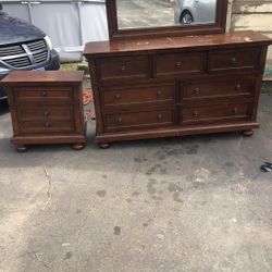 2 Cabinets (One Has a Mirror)