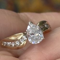 14k Diamond Ring