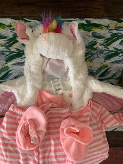 Unicorn costume size 0-6 months