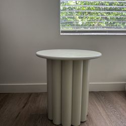 West Elm Gray Side Table