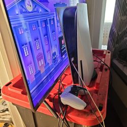 PS5 Controller & TV 