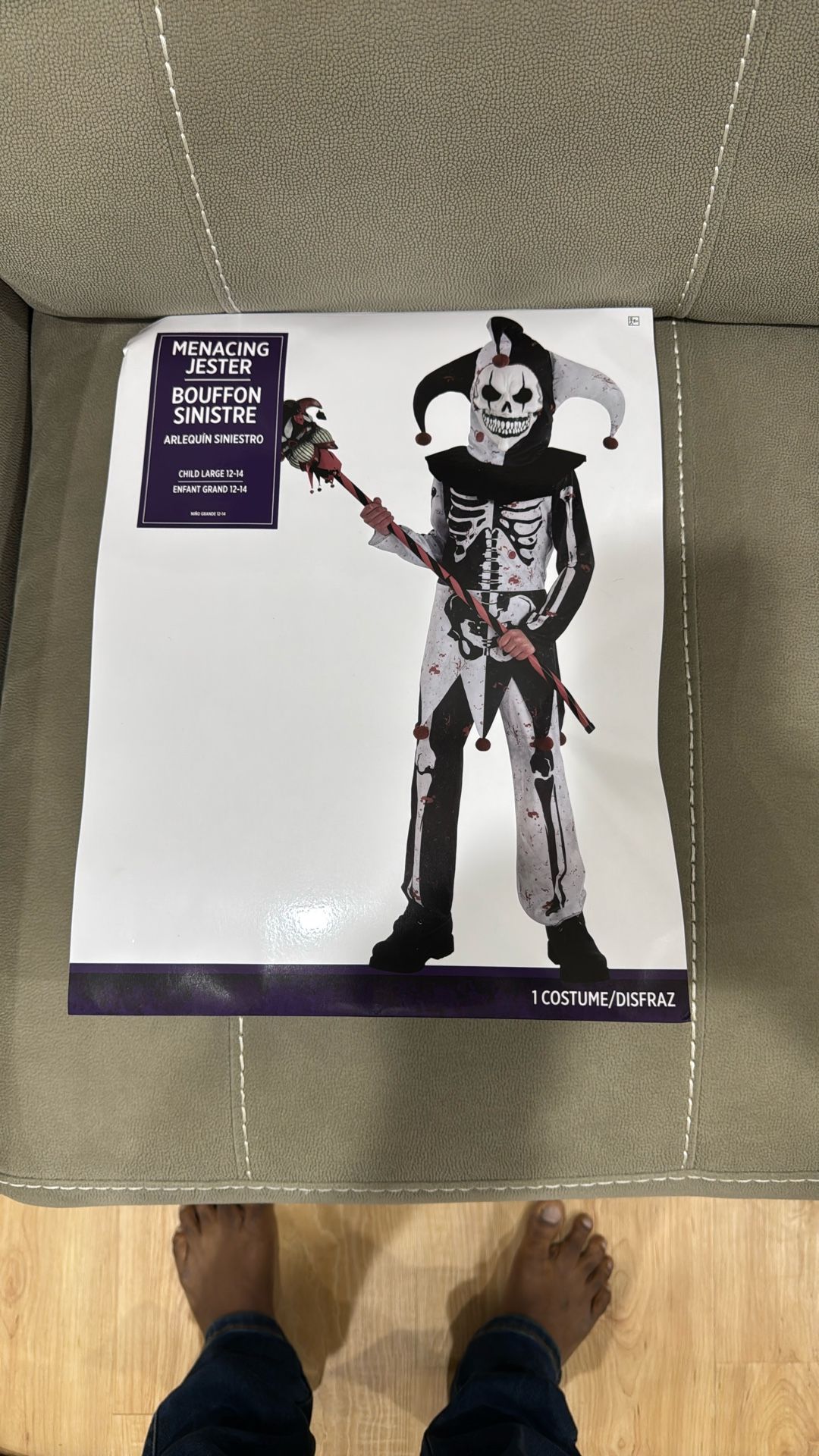 Halloween costume - Menacing Jester 12-14yrs