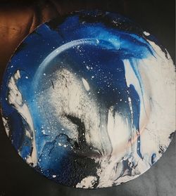 4 Custom Painted Charger Plates