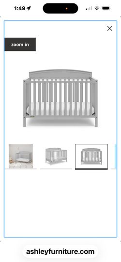 Benton Convertible crib /toddler day bed