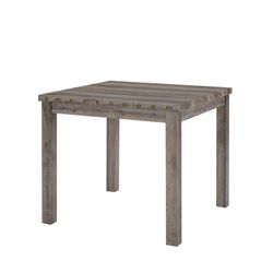Modern Farmhouse Counter Height Dining Table with Nailhead Accents and Solid Wood Legs