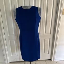 Blue bodycon dress