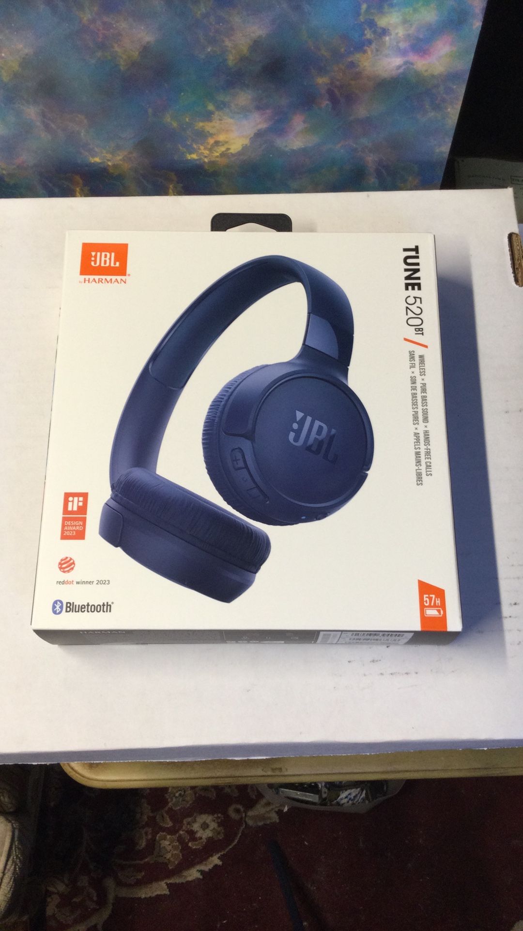 Factory Sealed JBL Tune 520 BT Headphones