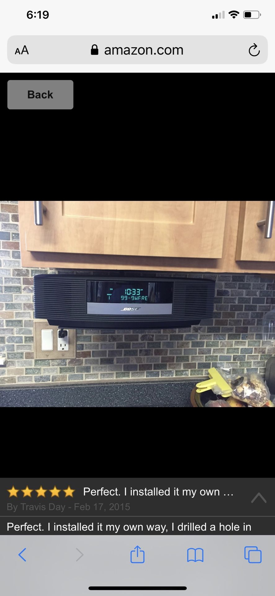 Bose Wave Radio Under Cabinet Mount For In Santee Ca Offerup