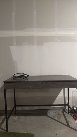 Grey desk