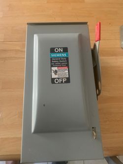 Siemens General Duty Safety Switch 60A 240VAC/VDC