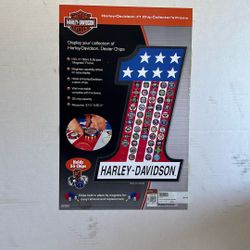 Harley Poker Chip Display NEW IN BOX