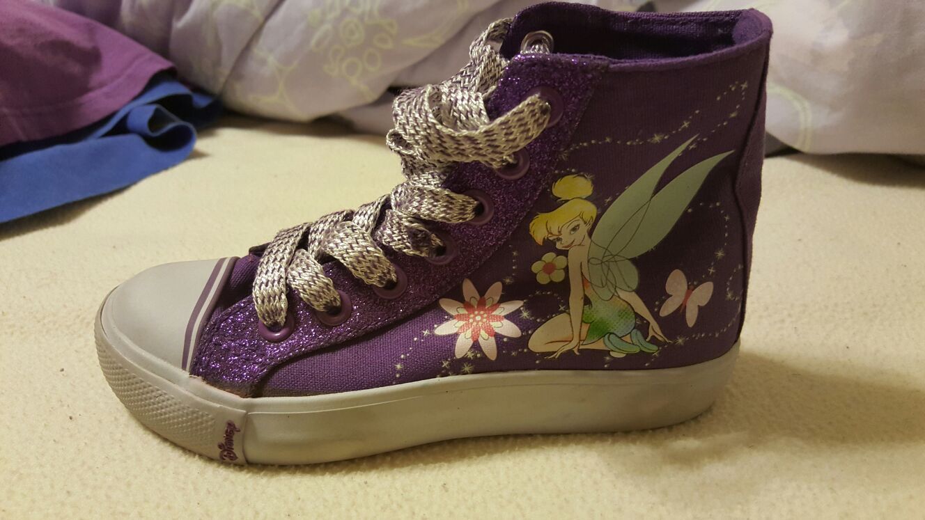 Girls Tinkerbell shoes