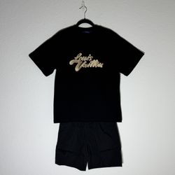 Set Louis Vuitton T-shirt And Shorts // Conjunto De Camisa Y Shorts Louis Vuitton 