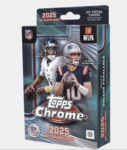 2025 TOPPS CHROME FOOTBALL HANGER BOX