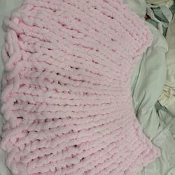 Chunky Knit Baby Blanket 