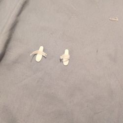 vintage white Barbie shoes