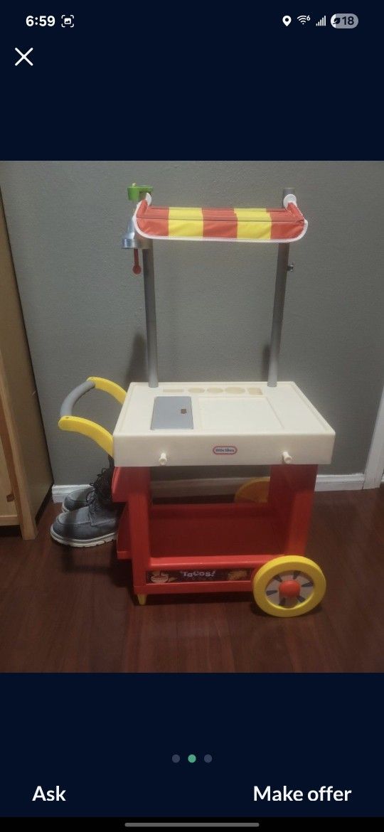 Little Tikes Taco Cart