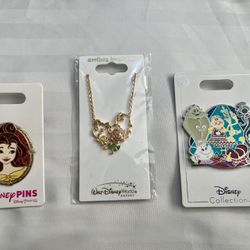 Disney World Beauty and the Beast Pin Bundle